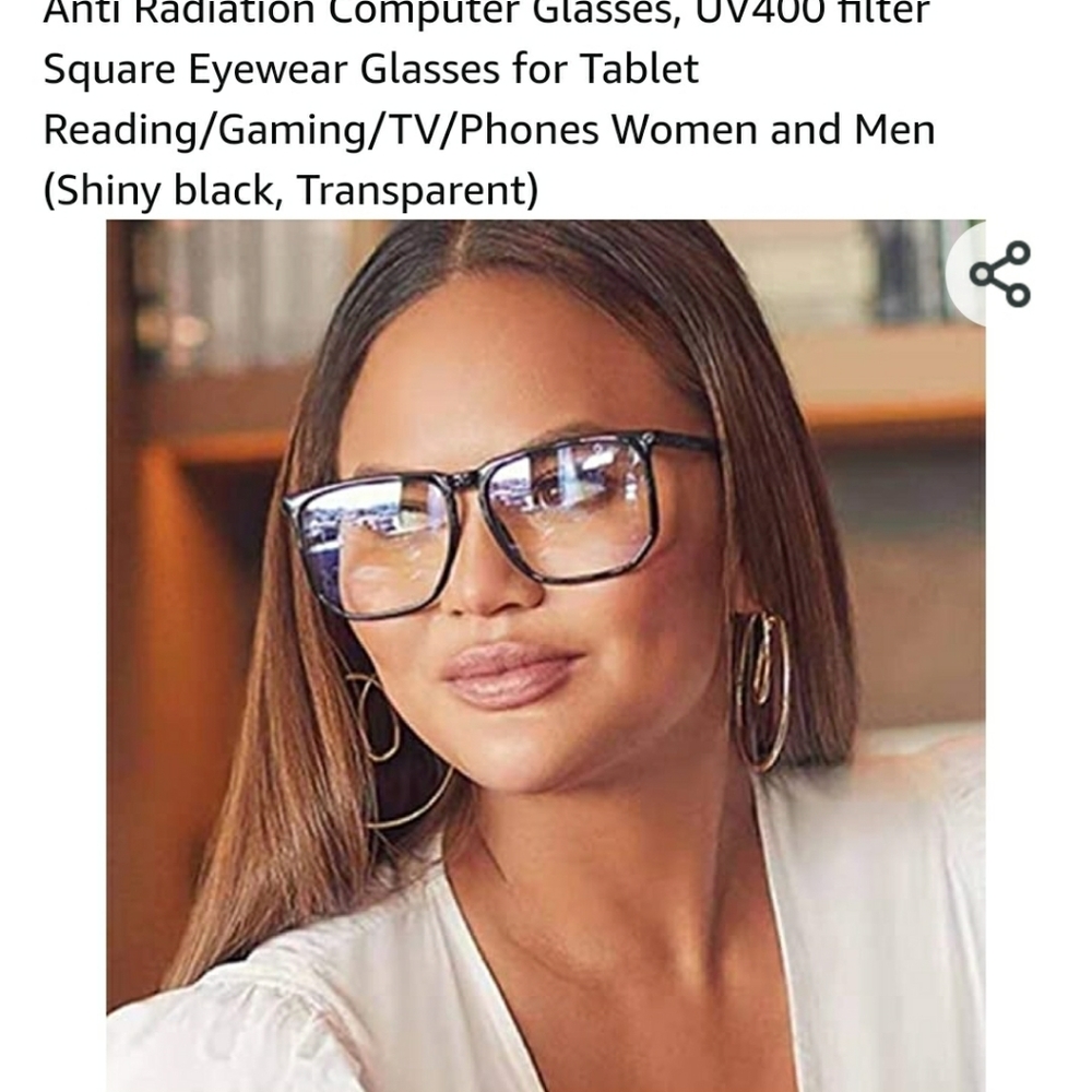 NWOT Oversized Blue Light Glasses